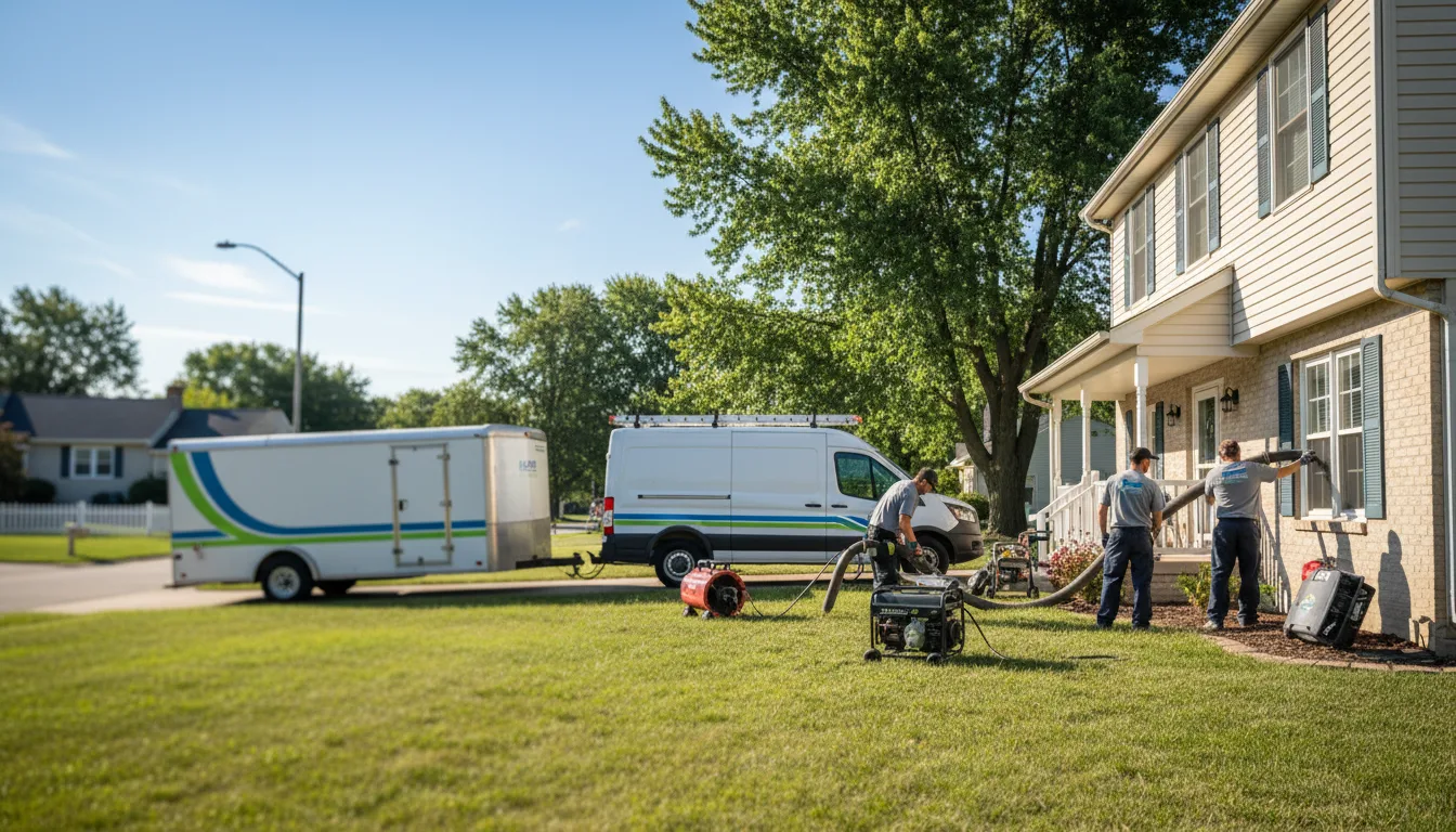 Flooded Basement Restoration And Cleanup With Repair in Stephenson, MI near me